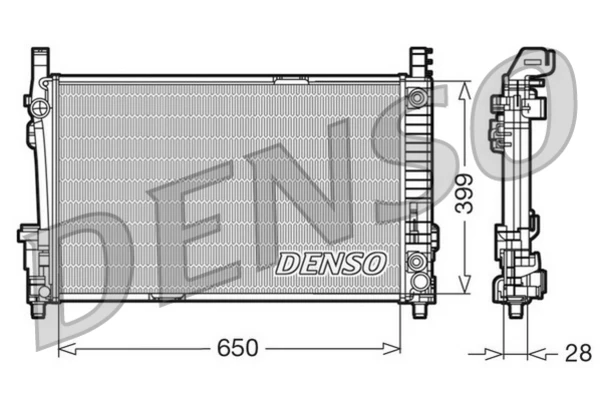 Радиатор DRM17013 Denso