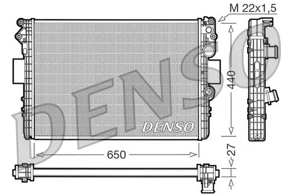 Радиатор DRM12002 Denso
