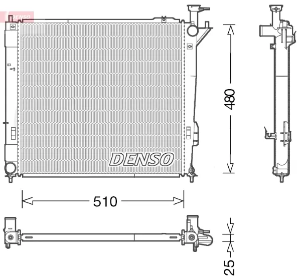 Радиатор DRM41015 Denso