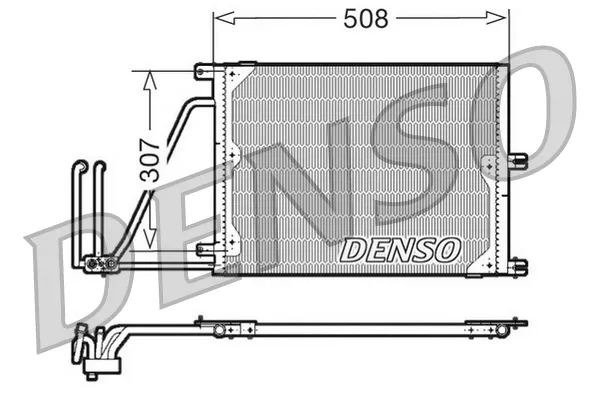 Радиатор кондиционера DCN20030 Denso