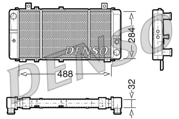 Радиатор DRM27001 Denso