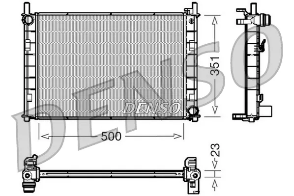 Радиатор DRM10045 Denso