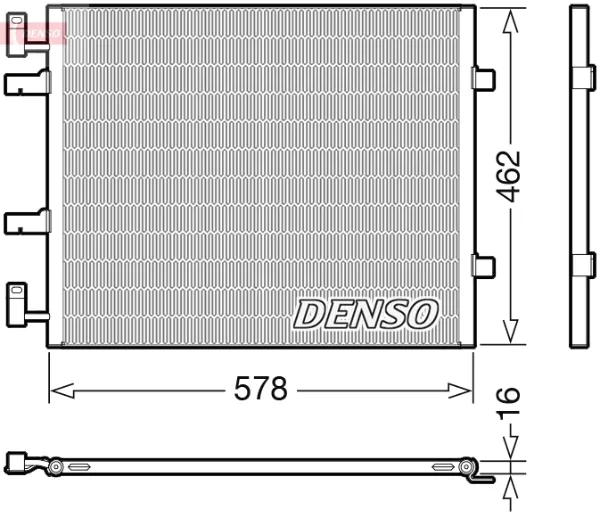 Радиатор кондиционера DCN20041 Denso