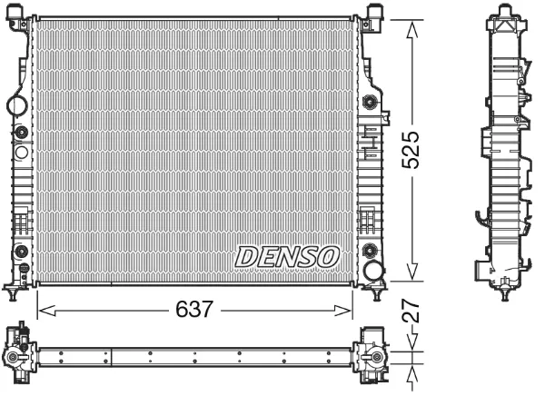Радиатор DRM17056 Denso