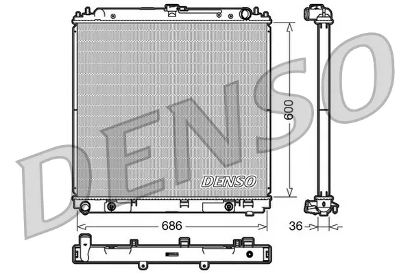 Радиатор DRM46032 Denso
