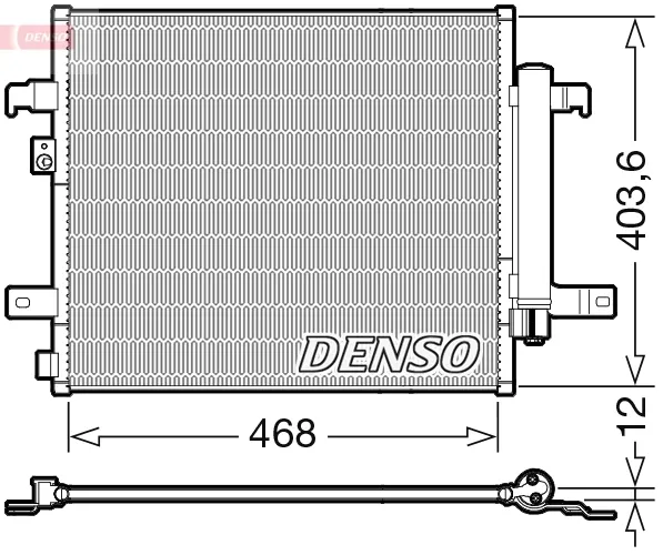 Радиатор кондиционера DCN09124 Denso