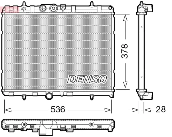Радиатор DRM07004 Denso