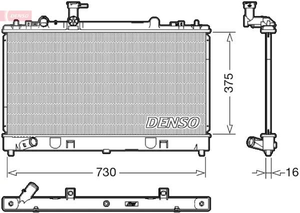 Радиатор DRM44037 Denso