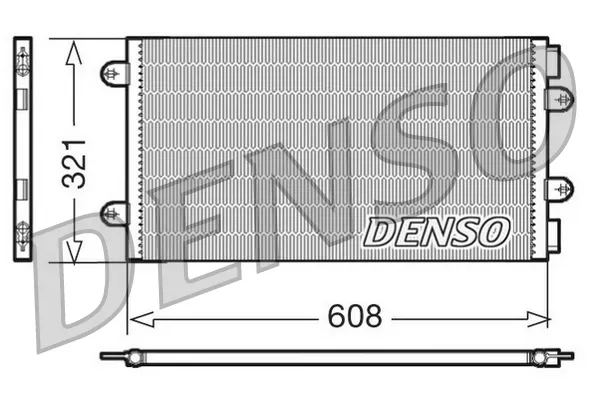 Радиатор кондиционера DCN09104 Denso