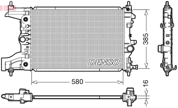 Радиатор DRM20005 Denso