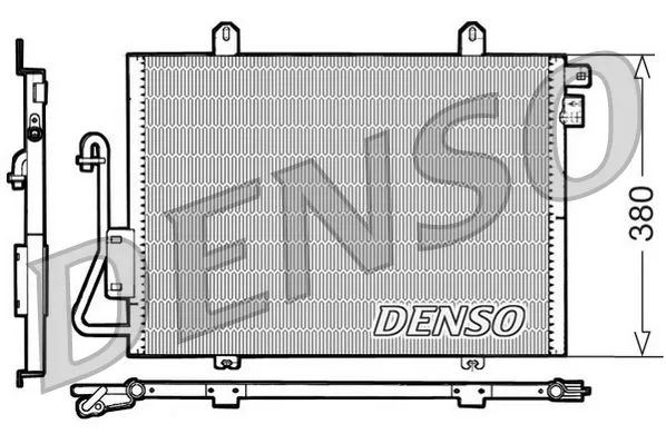 Радиатор кондиционера DCN23006 Denso