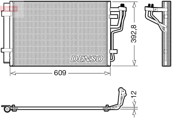 Радиатор кондиционера DCN41013 Denso