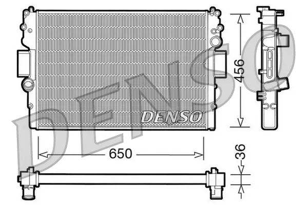 Радиатор DRM12007 Denso