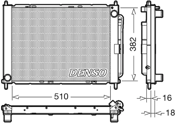 Радиатор кондиционера DRM23104 Denso