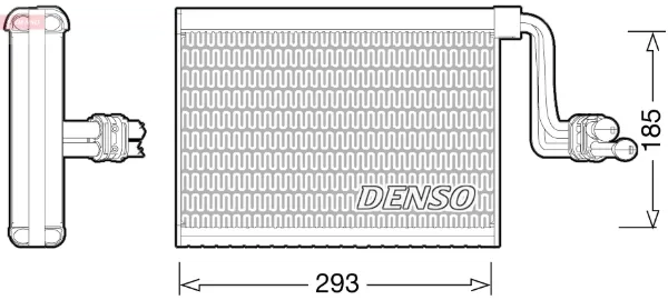 Испаритель кондиционера DEV05002 Denso