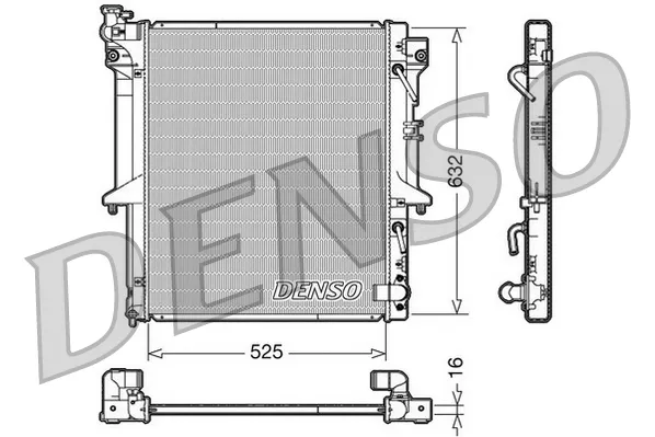 Радиатор DRM45018 Denso