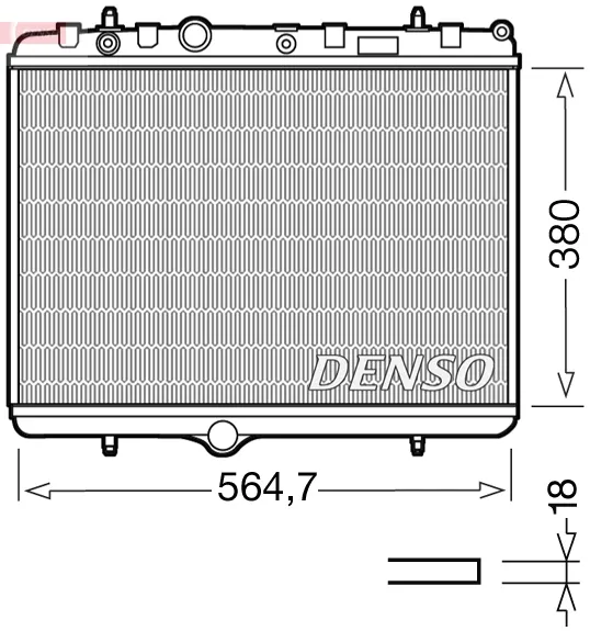 Радиатор DRM21055 Denso