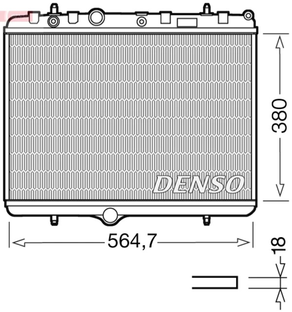 Радиатор DRM21055 Denso
