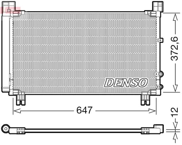 Радиатор кондиционера DCN50053 Denso