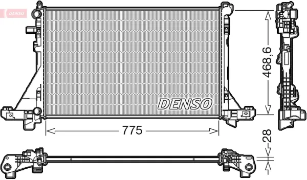 Радиатор DRM23112 Denso