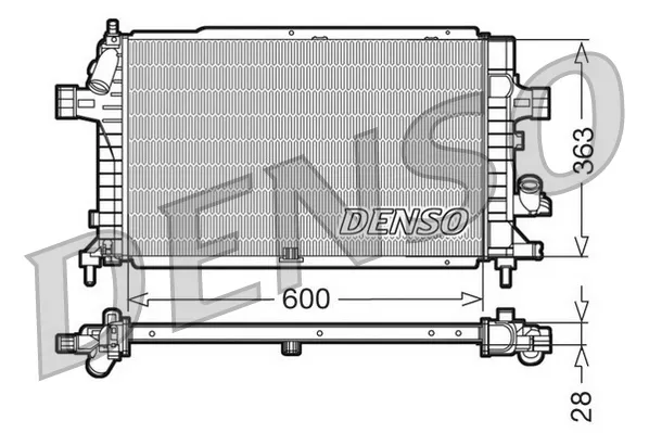 Радиатор DRM20102 Denso