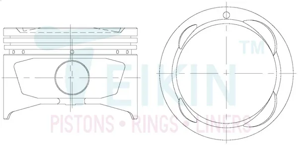 Комплект стандартных поршней Тойота Селика 
