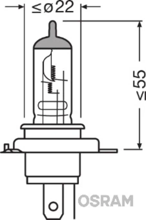Лампочка галогенная 64185 Osram