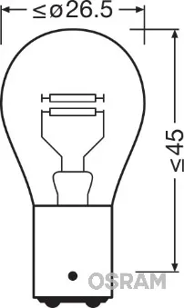 Лампочка 7240 Osram