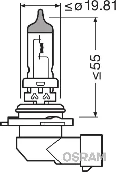 Лампочка галогенная 69006SBP Osram