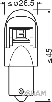 Лампочка OSRAM 7556R02B