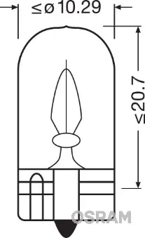 Лампочка OSRAM 2820