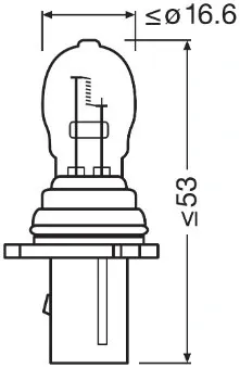 Лампочка 6851 Osram