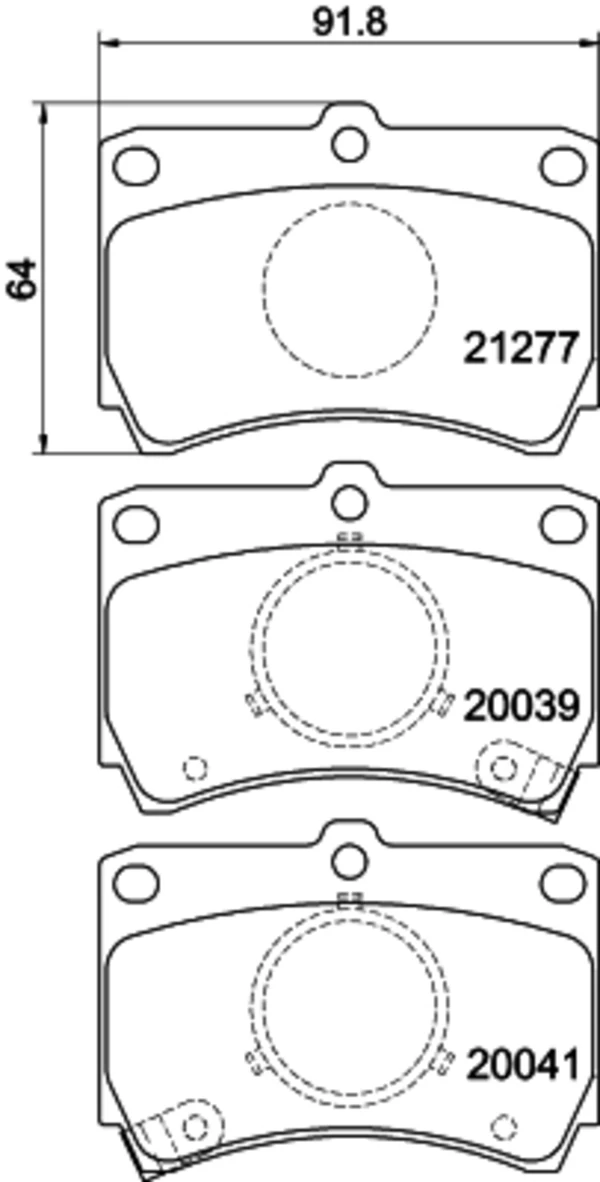 Колодки тормозные передние дисковые MINTEX MDB1348
