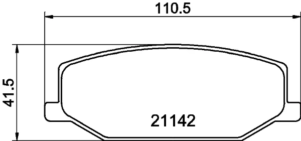 Передние тормозные колодки MDB1318 Mintex