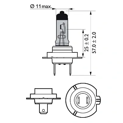 Лампочка галогенная 12972WVUSM Philips