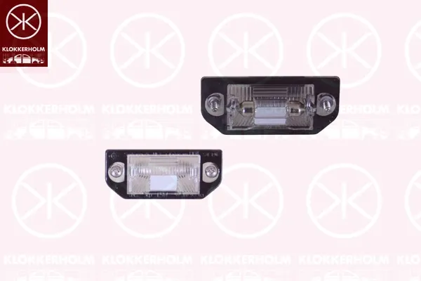Фонарь подсветки номерного знака 95390857 Klokkerholm