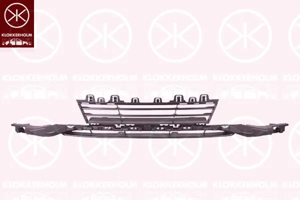 Решетка бампера переднего нижняя 0063921 Klokkerholm