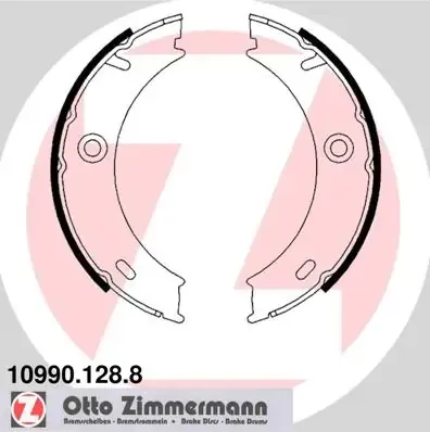 Колодки ручника 109901288 Zimmermann