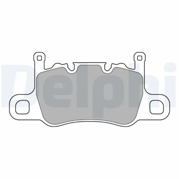 Задние тормозные колодки LP3585 Delphi