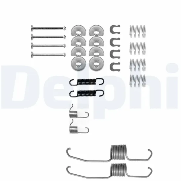 Монтажный комплект задних барабанных колодок LY1106 Delphi
