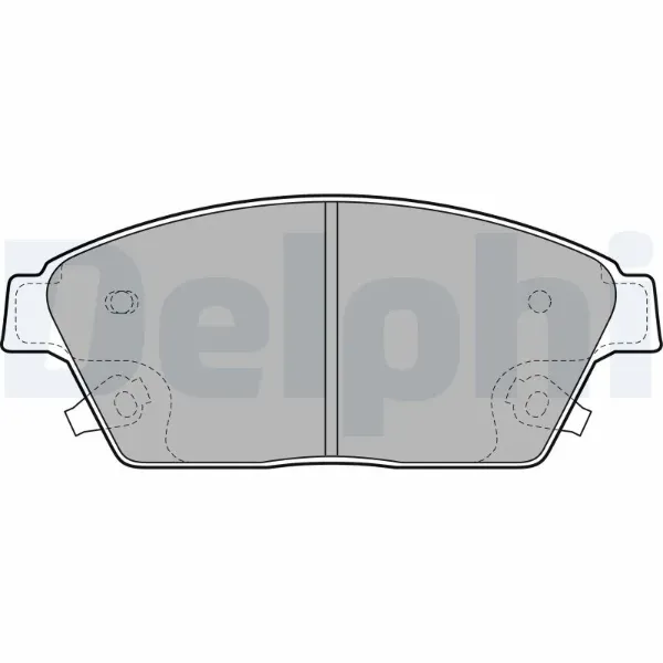 Передние тормозные колодки LP2170 Delphi