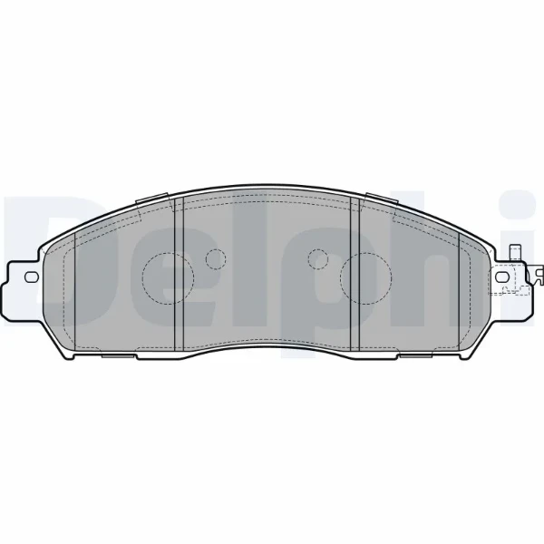 Передние тормозные колодки LP3291 Delphi