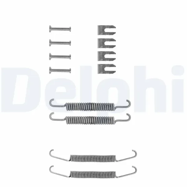 Монтажный комплект задних барабанных колодок LY1037 Delphi