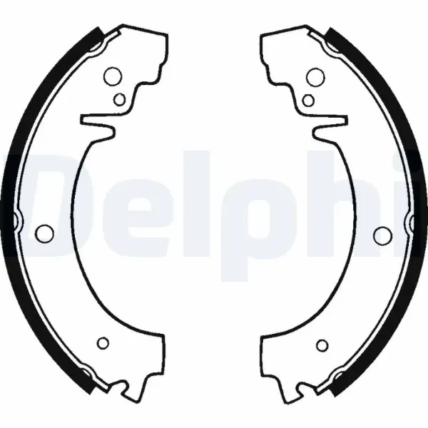 Задние барабанные колодки LS1219 Delphi