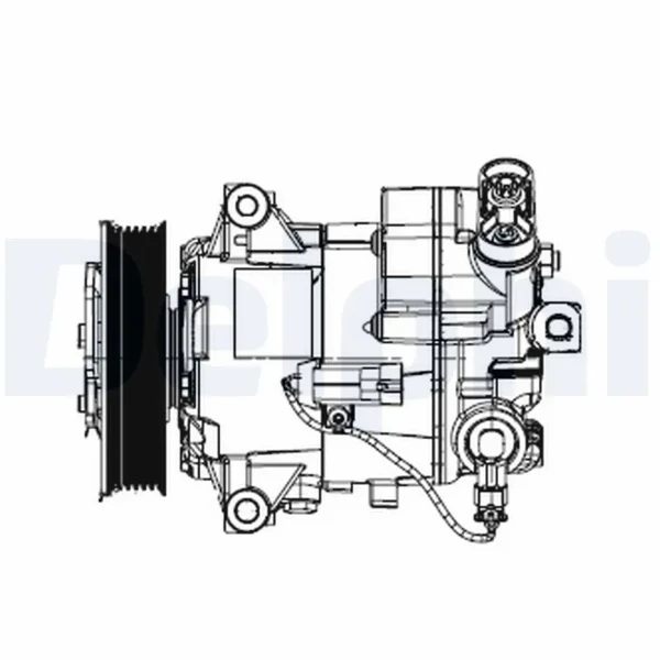 Компрессор кондиционера TSP0155948 Delphi