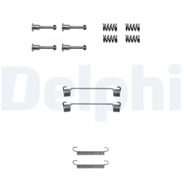 Монтажный комплект задних барабанных колодок LY1125 Delphi