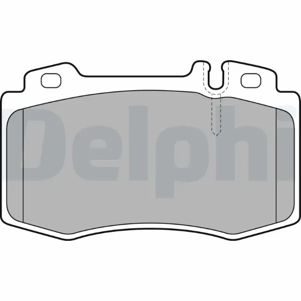 Передние тормозные колодки LP1828 Delphi