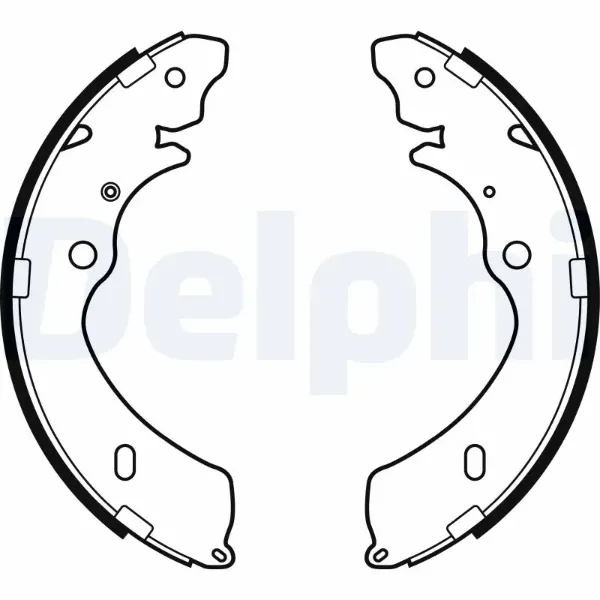 Задние барабанные колодки LS2147 Delphi