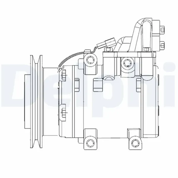 Компрессор кондиционера CS20524 Delphi