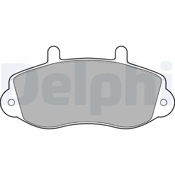 Передние тормозные колодки LP1406 Delphi